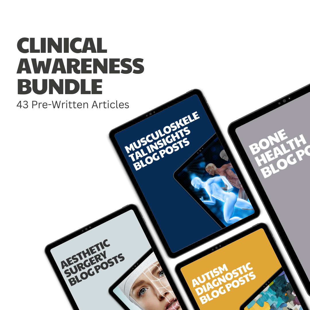 Clinical Awareness Bundle – 43 Pre-Written Articles